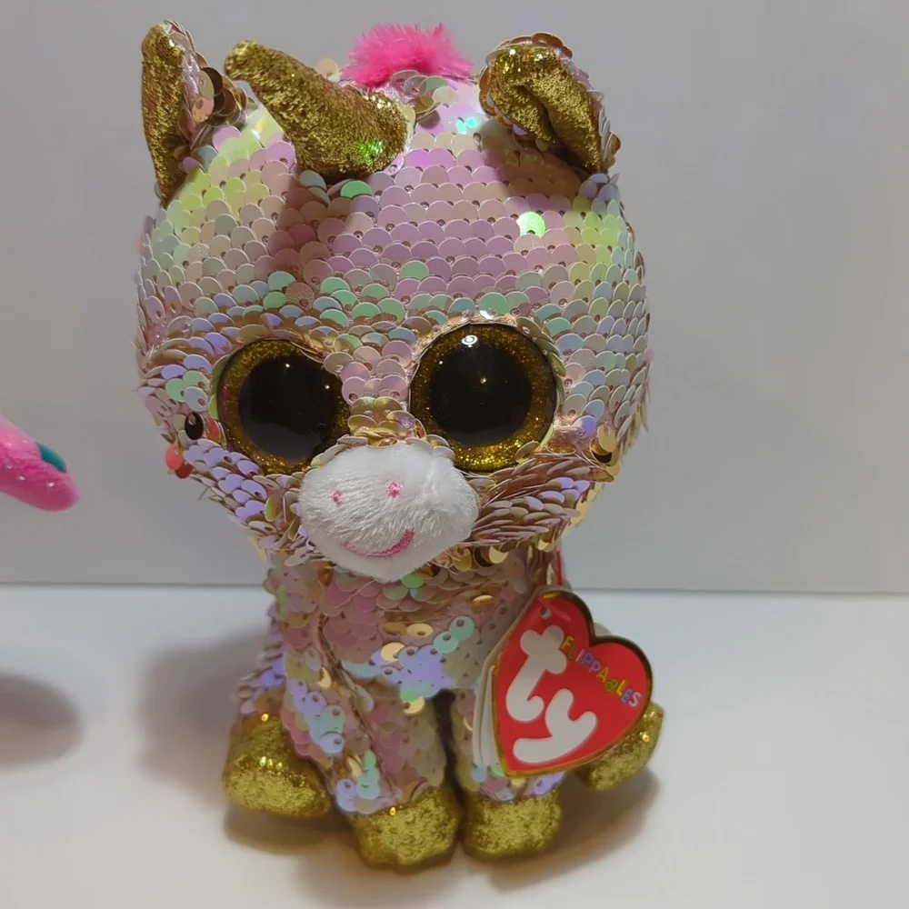 TY Owl Octopus Mini Boos Fantasia Unicorn Coco Surprise Noodle Unicorn Poodle